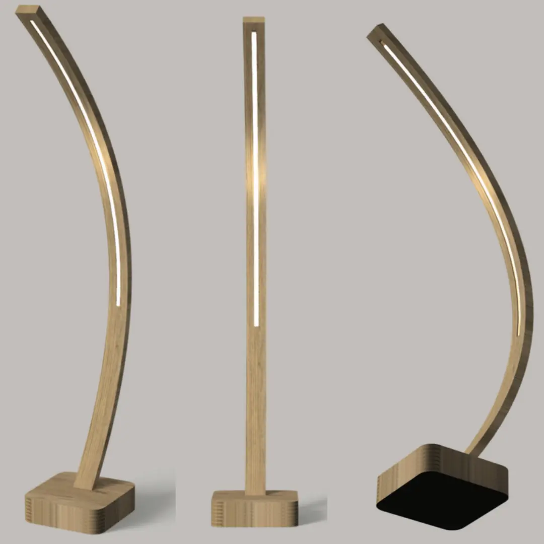 Bent lamination floor lamp thumbnail